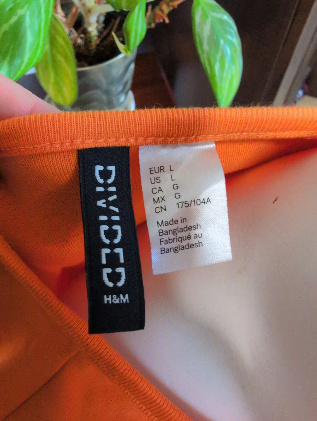 H&M Divided Orange Graphic T-Shirt Size L - photo 3