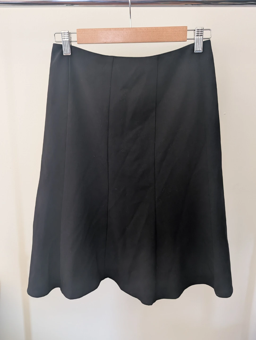 Cleo Petites Black A-Line Skirt - Size 2