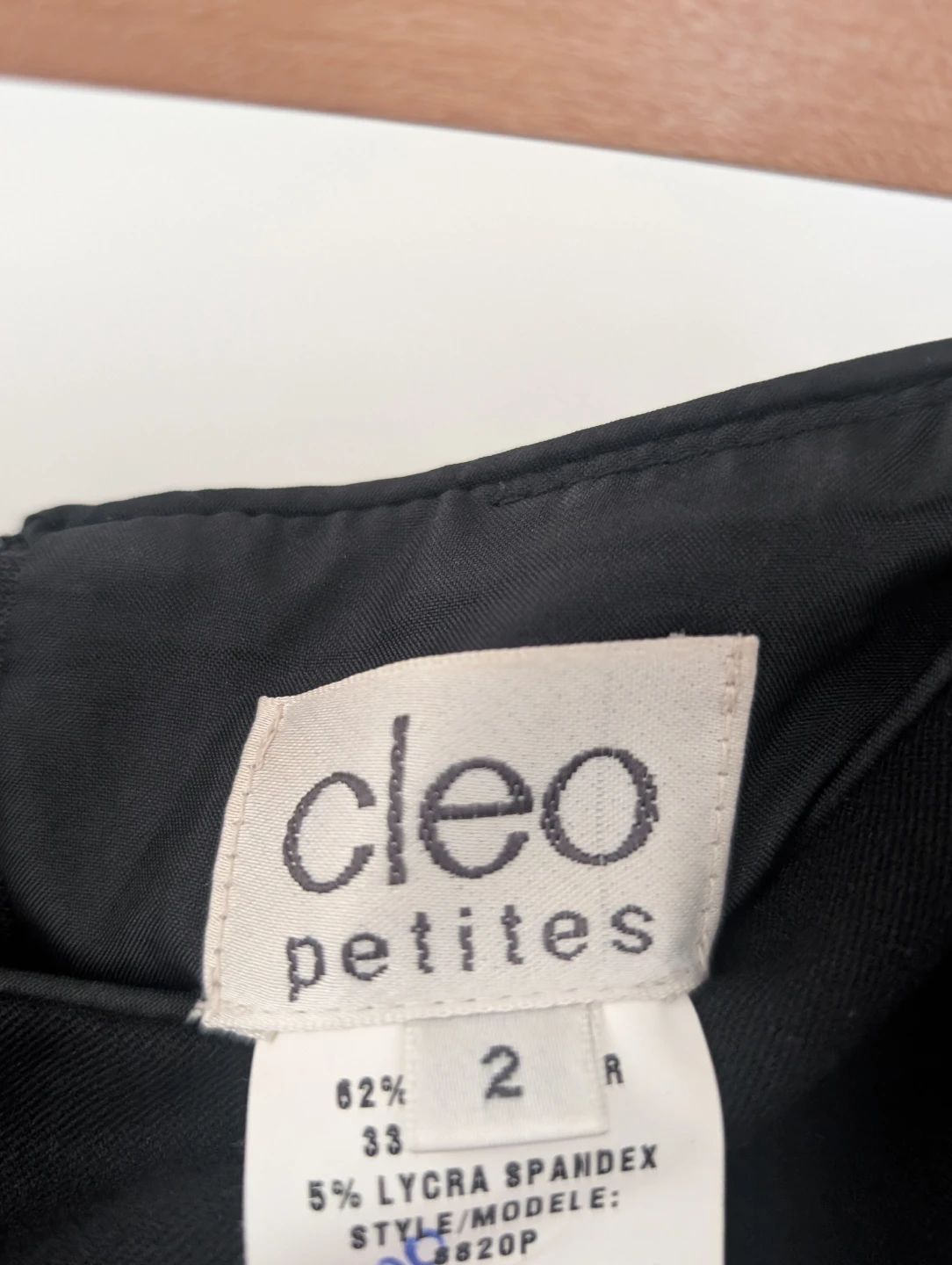 Cleo Petites Black A-Line Skirt - Size 2 - photo 2