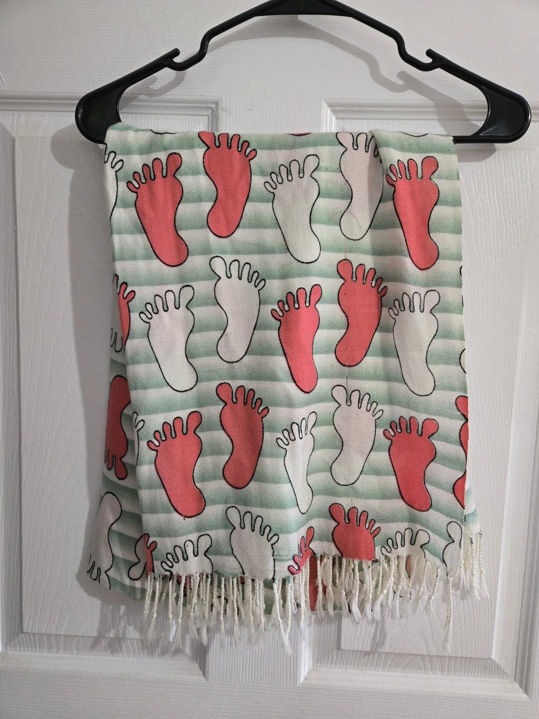 Foot Pattern Scarf