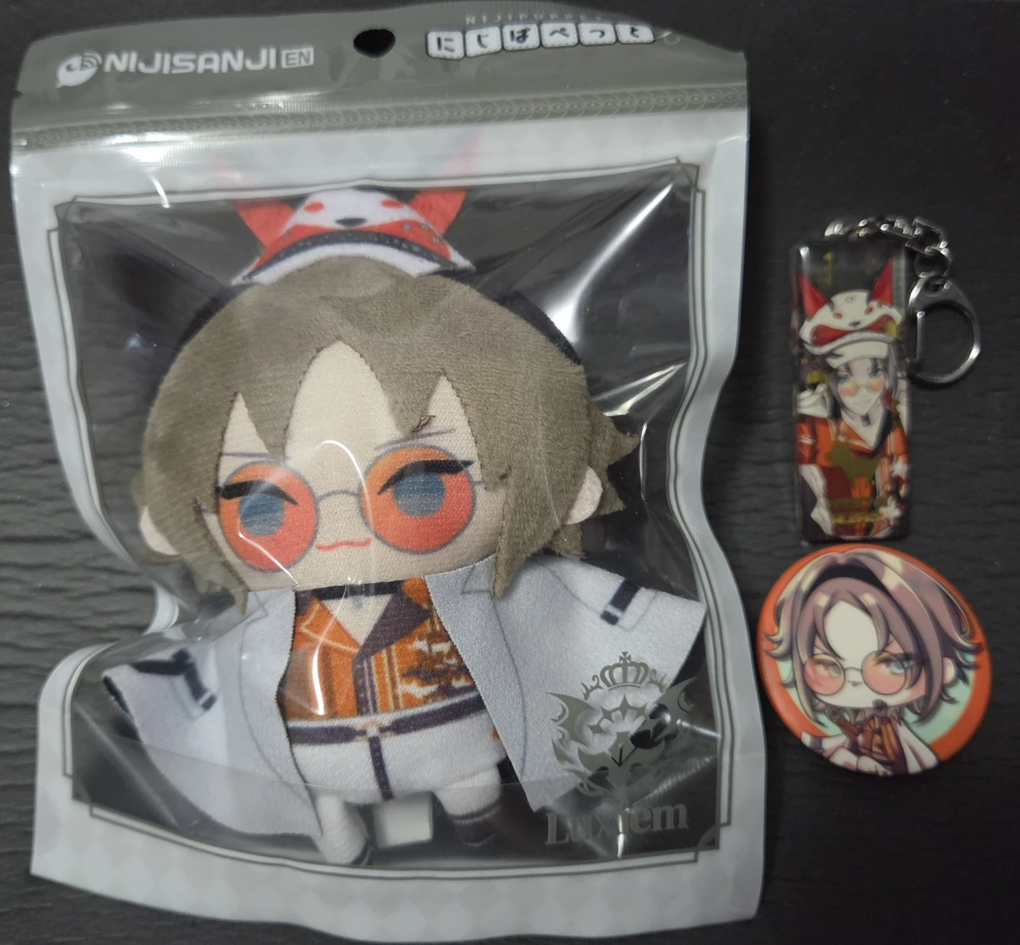 NIJISANJI EN Luxiem Mysta Rias Plush & Merch Set