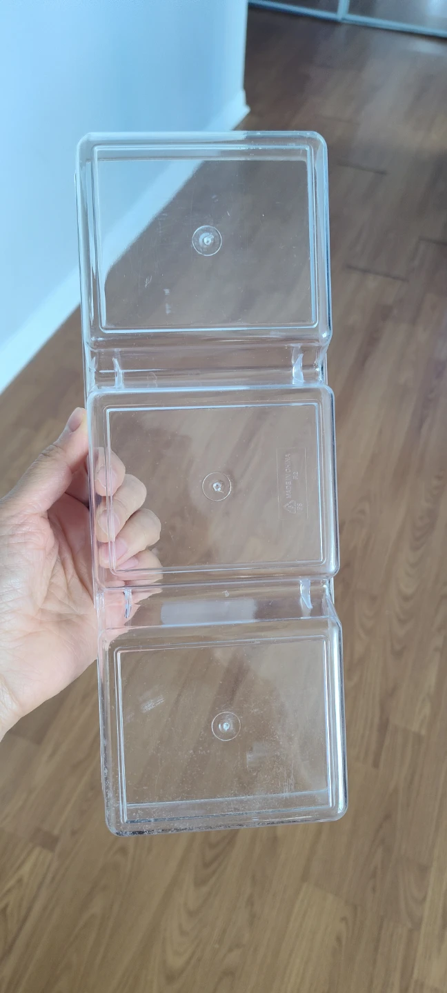 Clear Plastic 3-Compartment Organizer Tray - photo 3