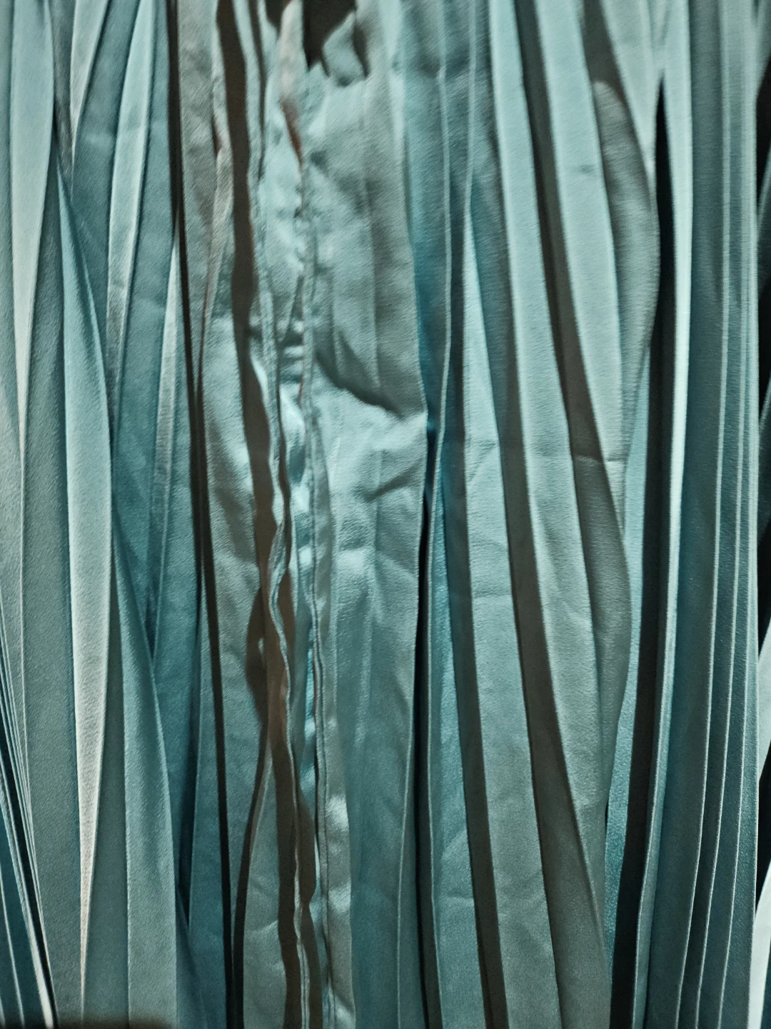 Teal Pleated Maxi Dress - photo 5