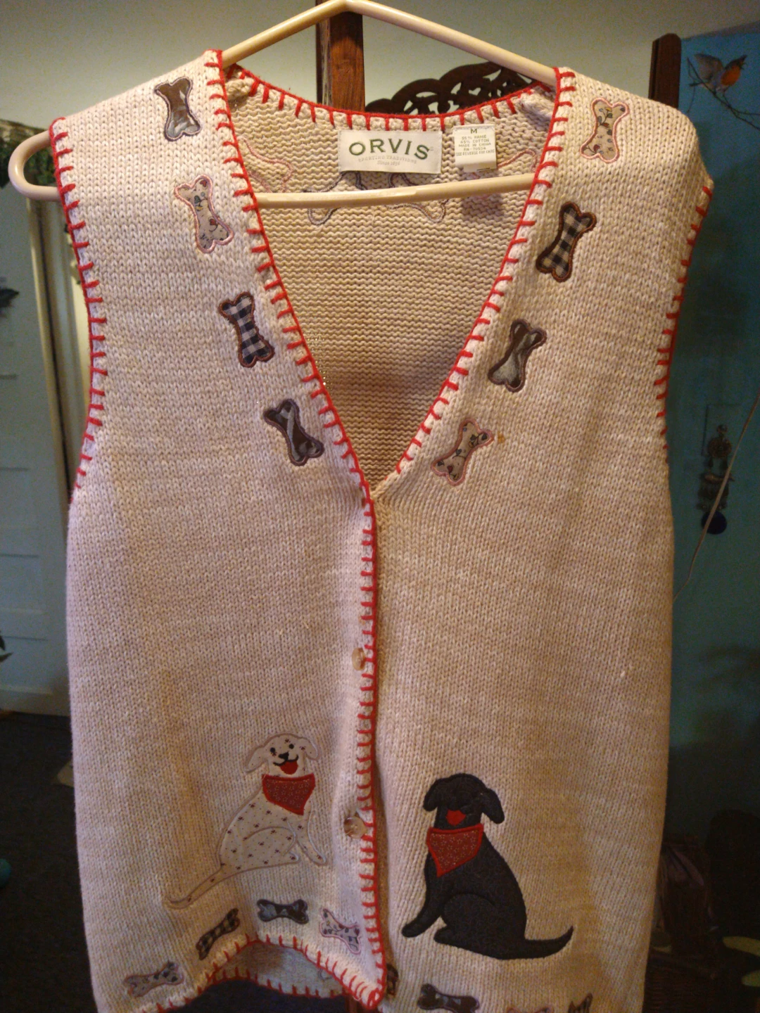 Orvis Women's Sleeveless Sweater Vest Size M