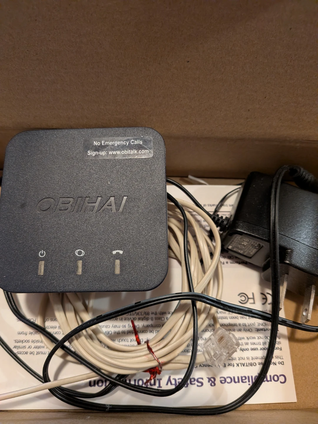 OBi200 VoIP Telephone Adapter