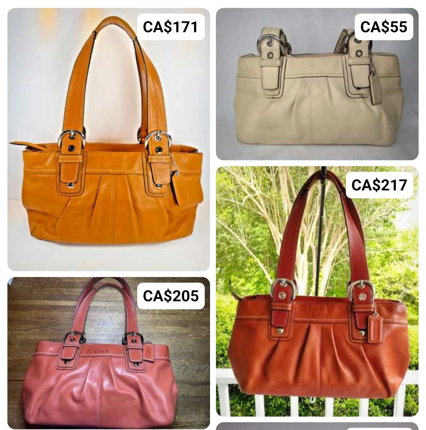 Coach Brown Leather Shoulder Bag - photo 4