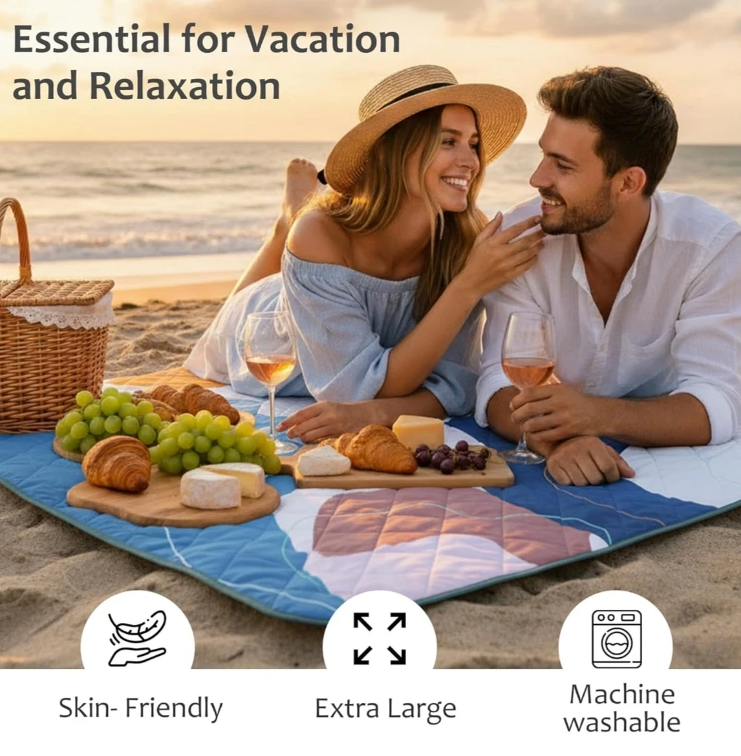 Extra Large Picnic Blanket Mat - photo 2