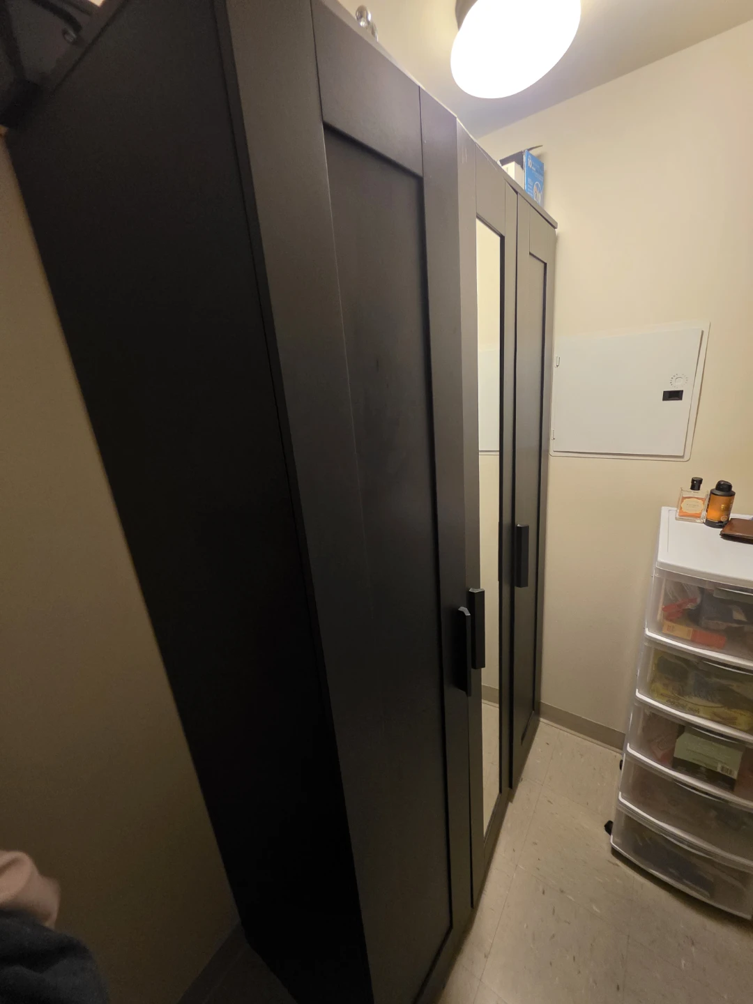 IKEA - Brimnes - Wardrobe with 3 doors and mirror
