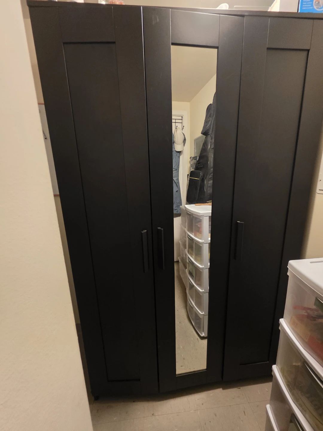 IKEA - Brimnes - Wardrobe with 3 doors and mirror - photo 2