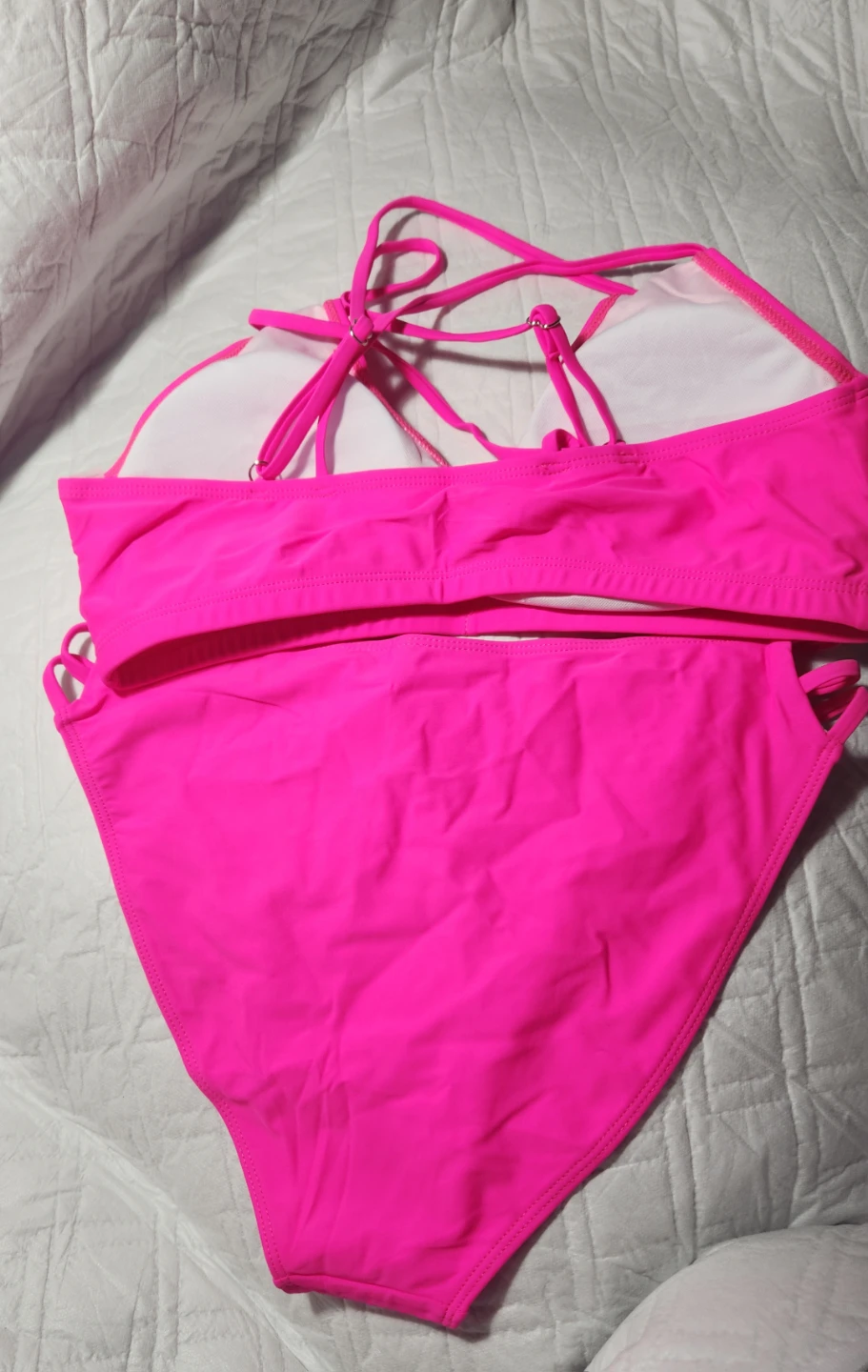 Hot Pink Bikini Swimsuit Size Medium - photo 2