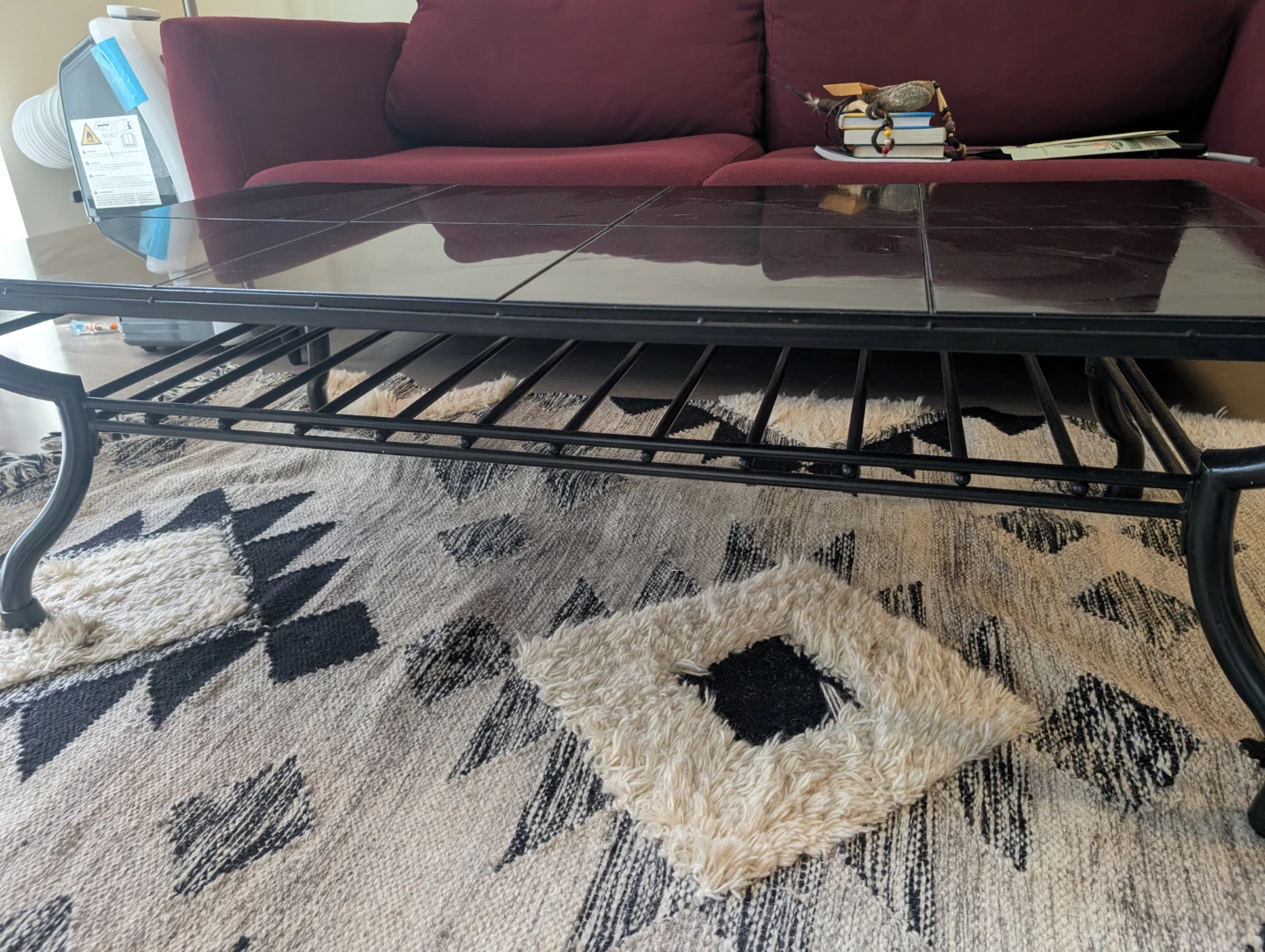 Heavy metal coffee table