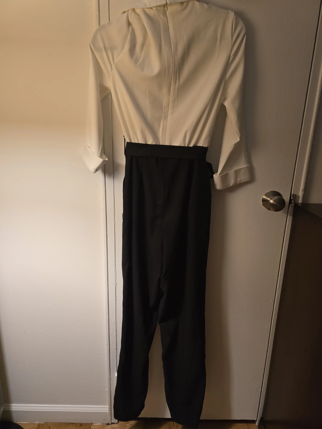 Coast Black and White Jumpsuit Size US 6 - photo 4