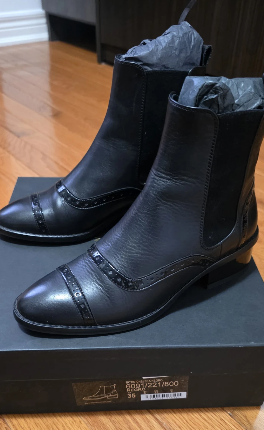 Massimo Dutti Leather Chelsea Boots - photo 5