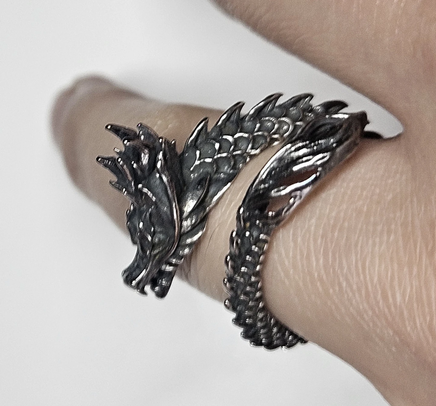 Unique Peacock & Dragon Adjustable Rings - photo 5