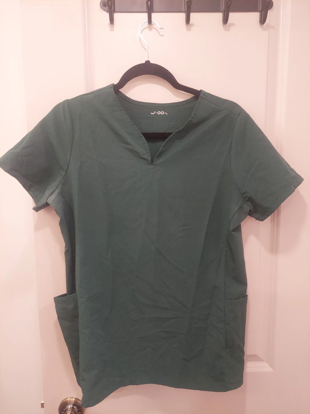 Mandala scrubs green top