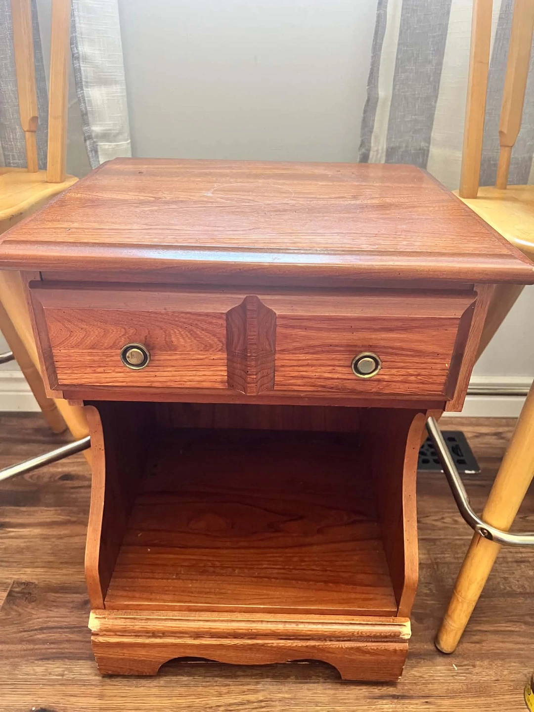 Wooden End Table with Drawer