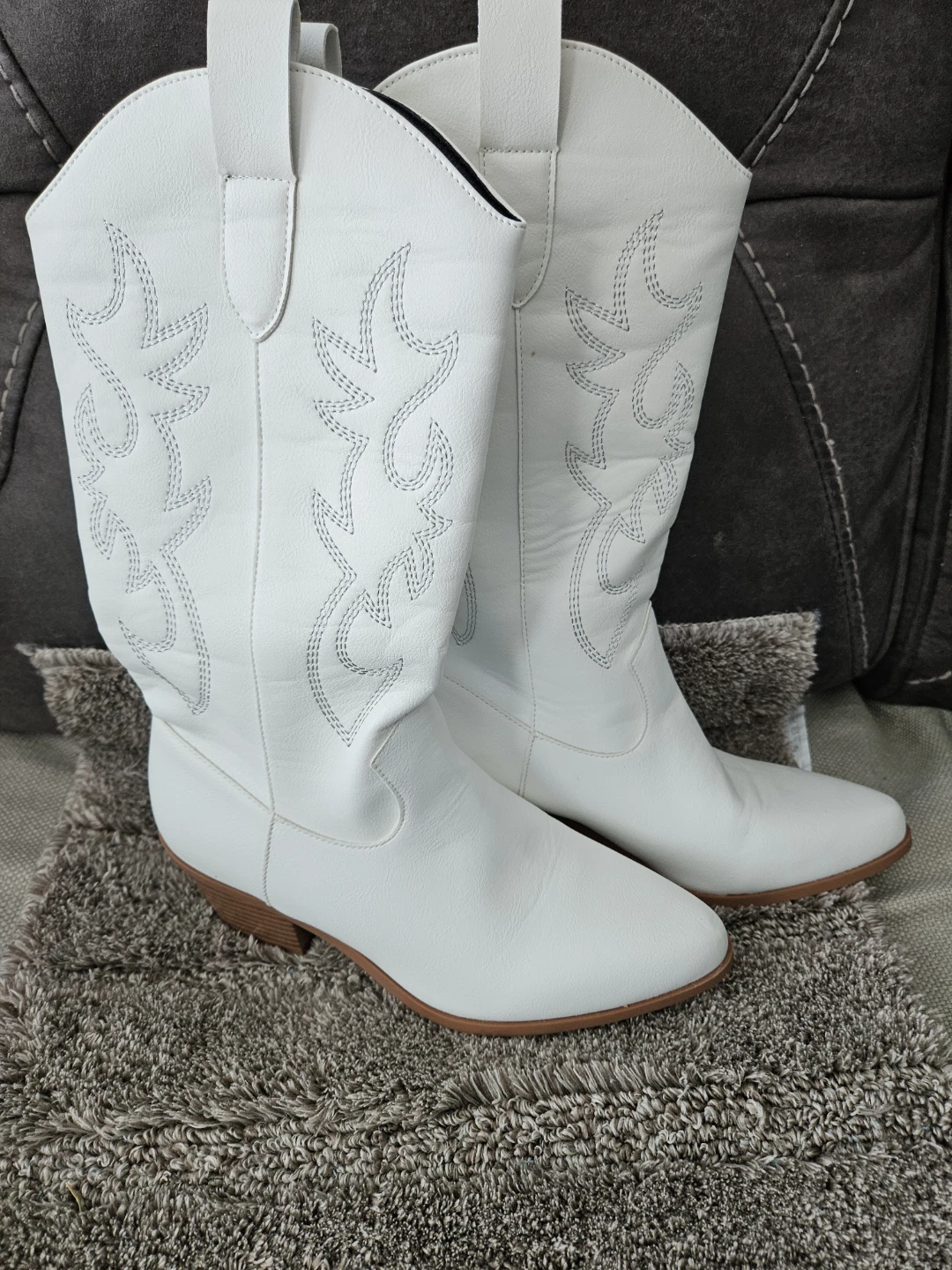 White Cowgirl Boots  New