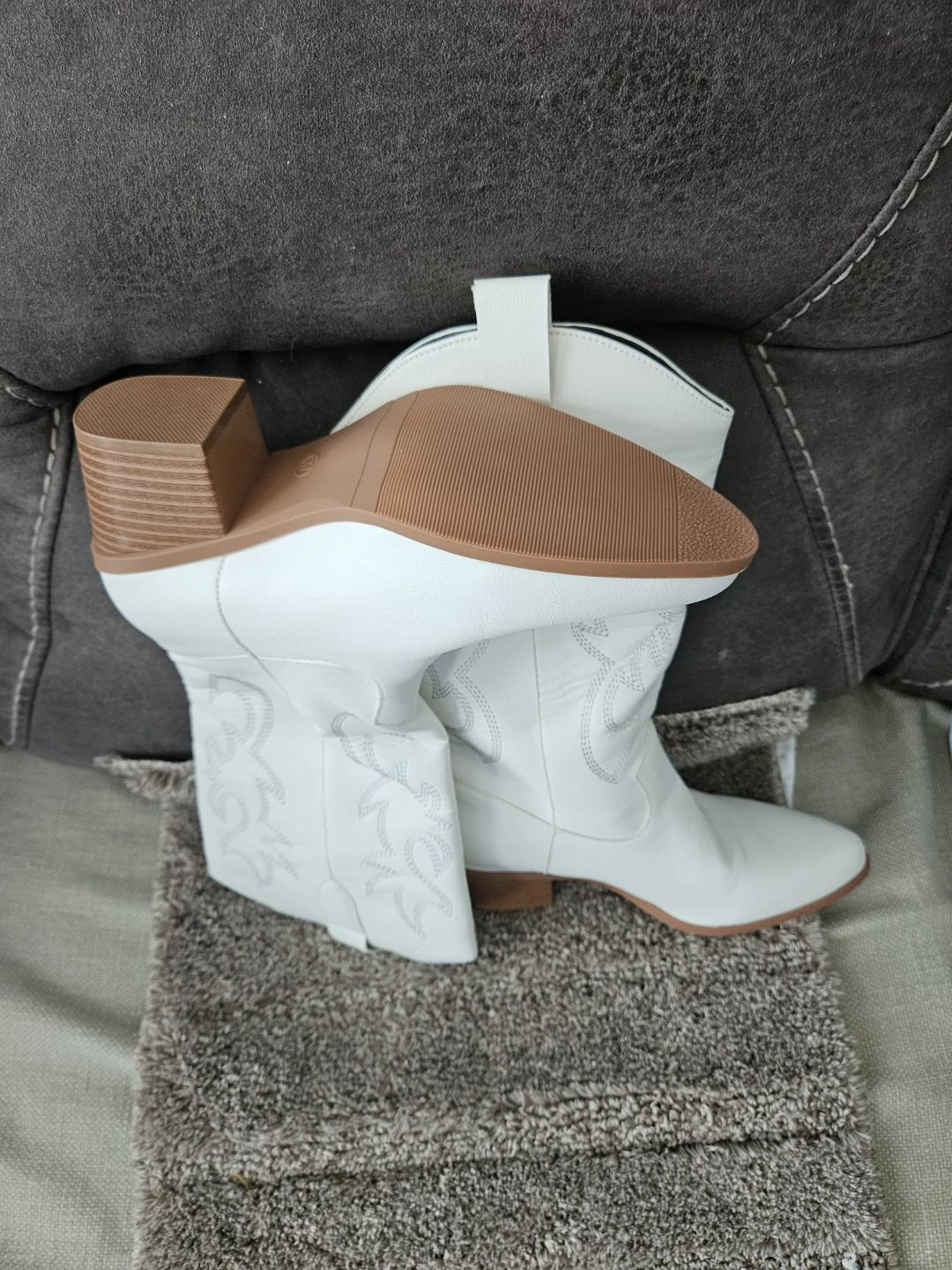 White Cowgirl Boots  New - photo 2