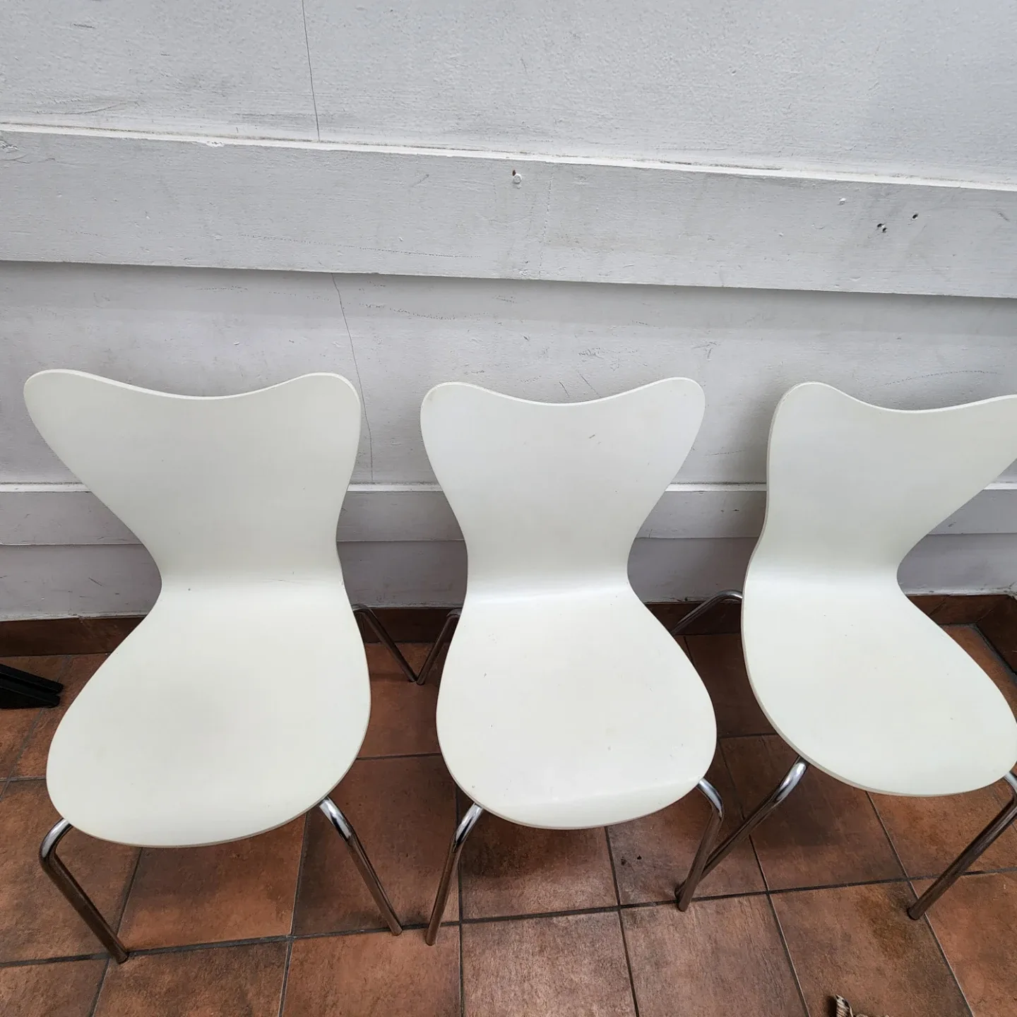 Set of 3 dining chairs - photo 2