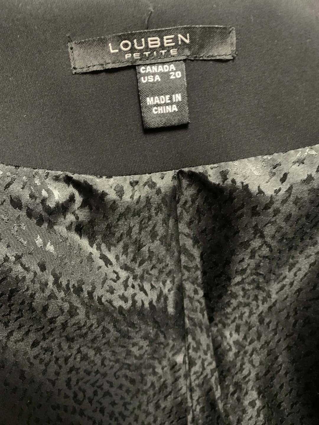 LOUBEN Petite Black Zip-Front Jacket - photo 3
