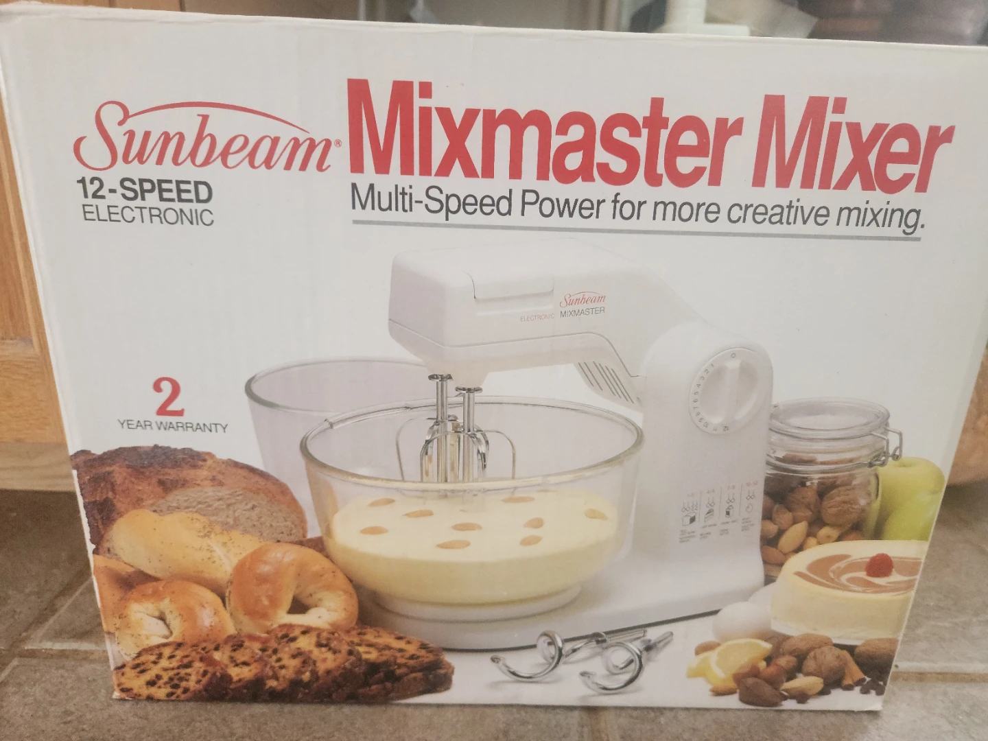 Sunbeam Mixmaster Mixer 12-Speed Electronic