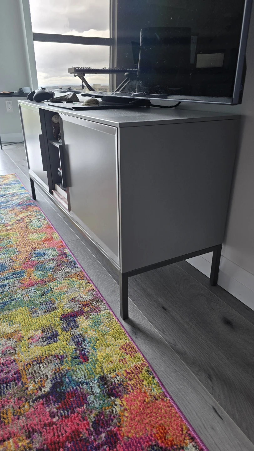 IKEA Tullstorp Metal TV Stand & Cabinet