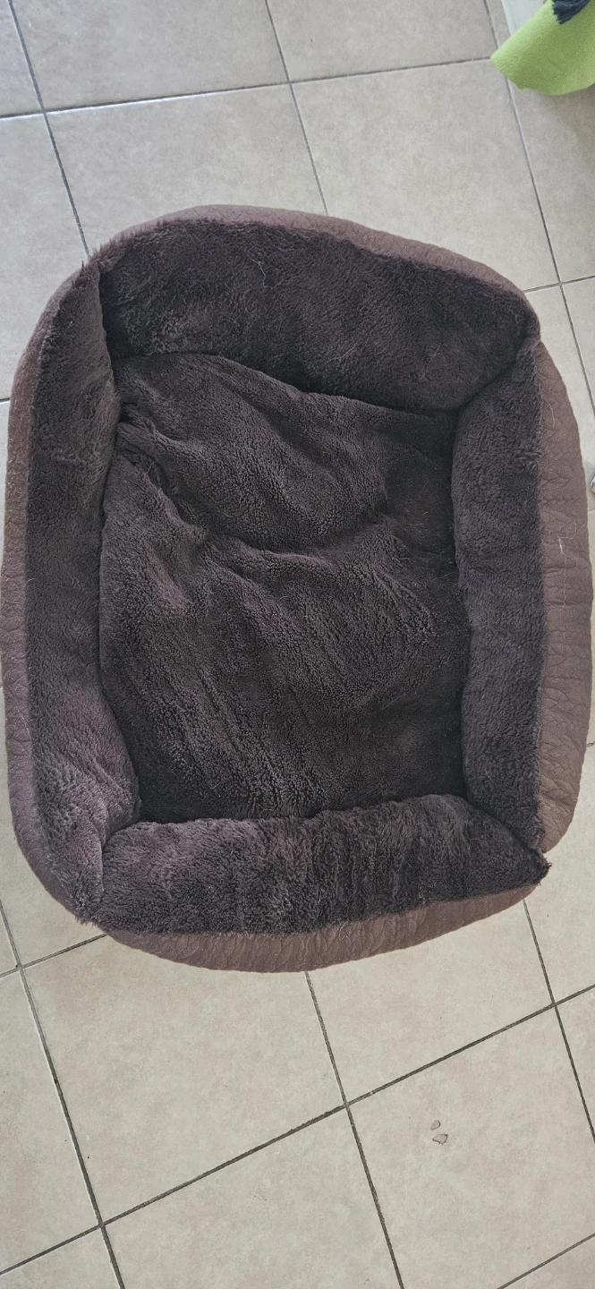 Brown Plush Pet Bed