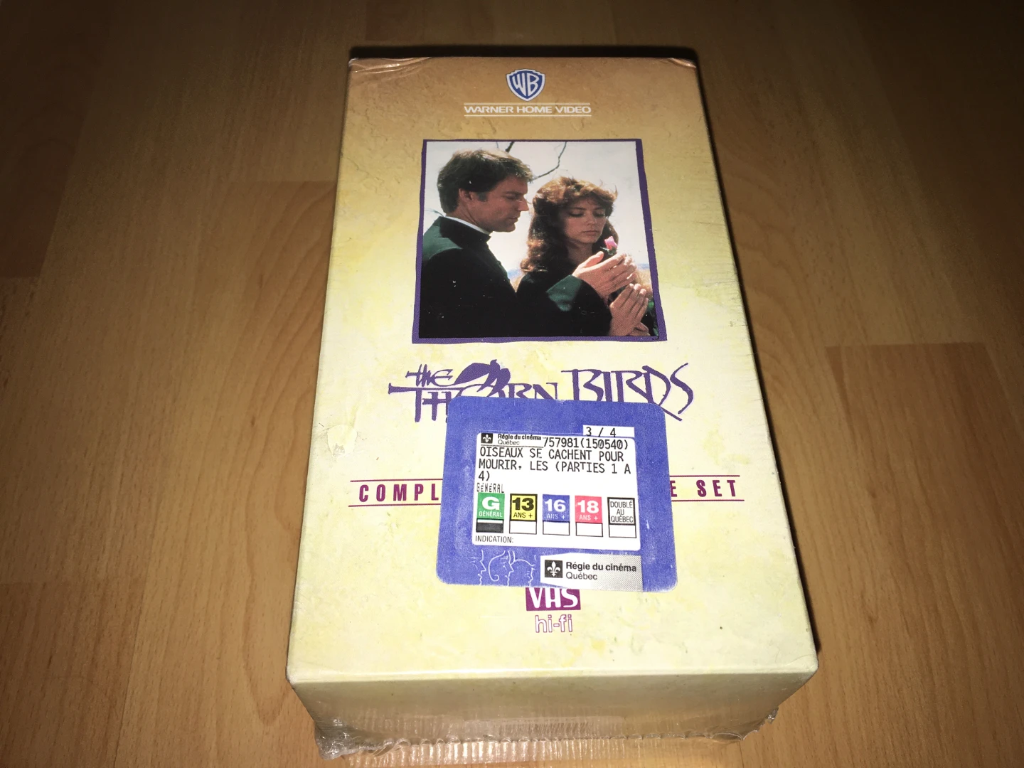 Sealed - French Edition VHS (4-Tape Set) - The Thorn Birds - photo 2