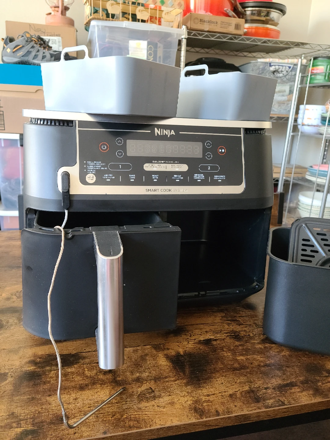 Ninja Foodi Smart XL 2-Basket Air Fryer DZ550C