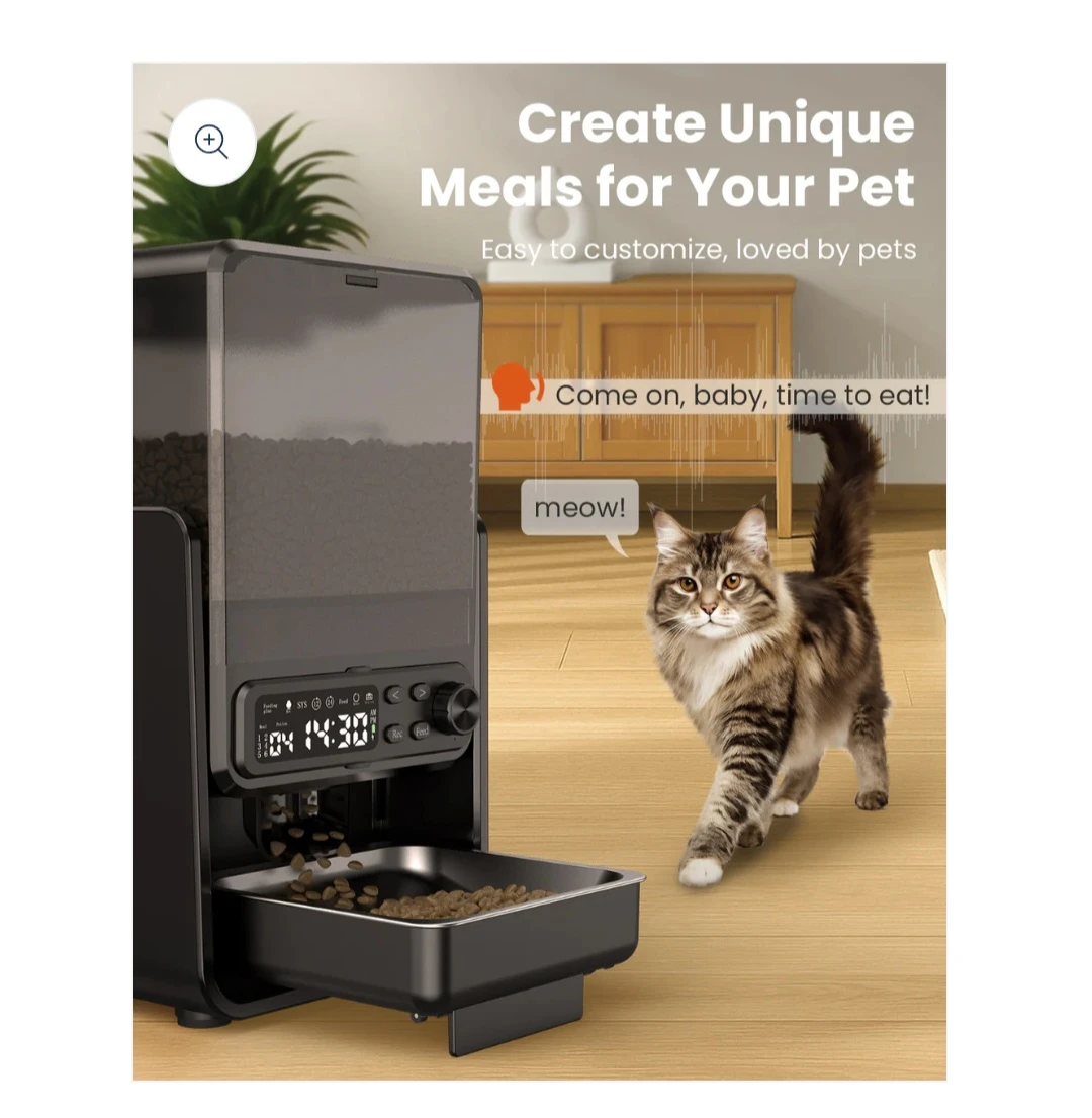 CityFlee Automatic Pet Feeder with 5G WiFi - photo 3