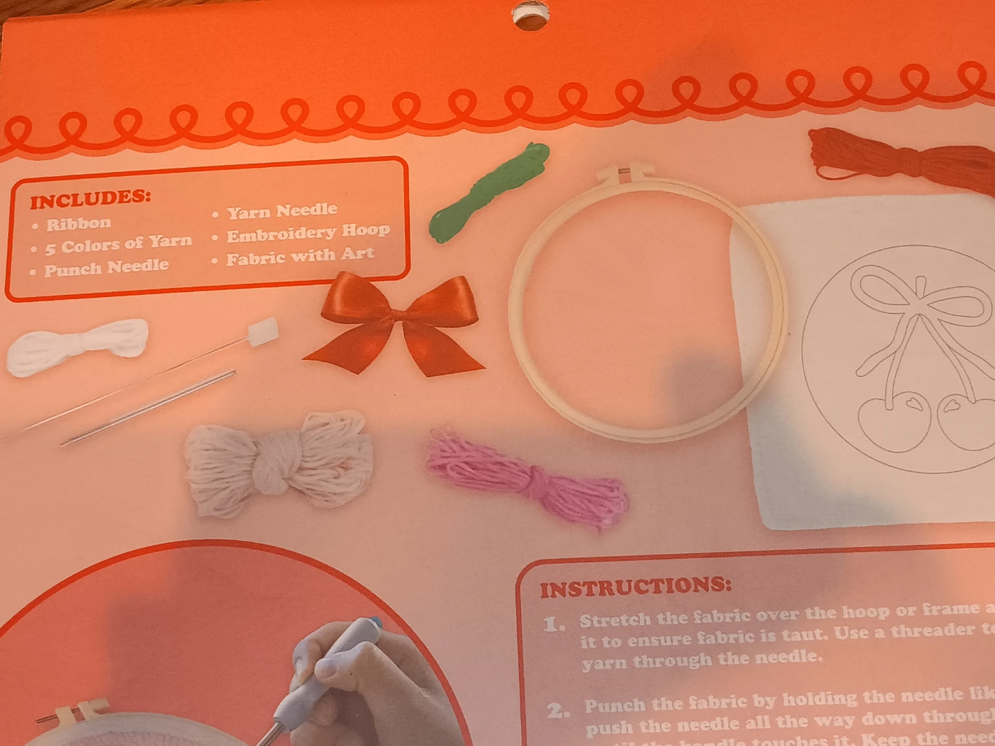 Punch Needle  Hanging Craft Kit - photo 2