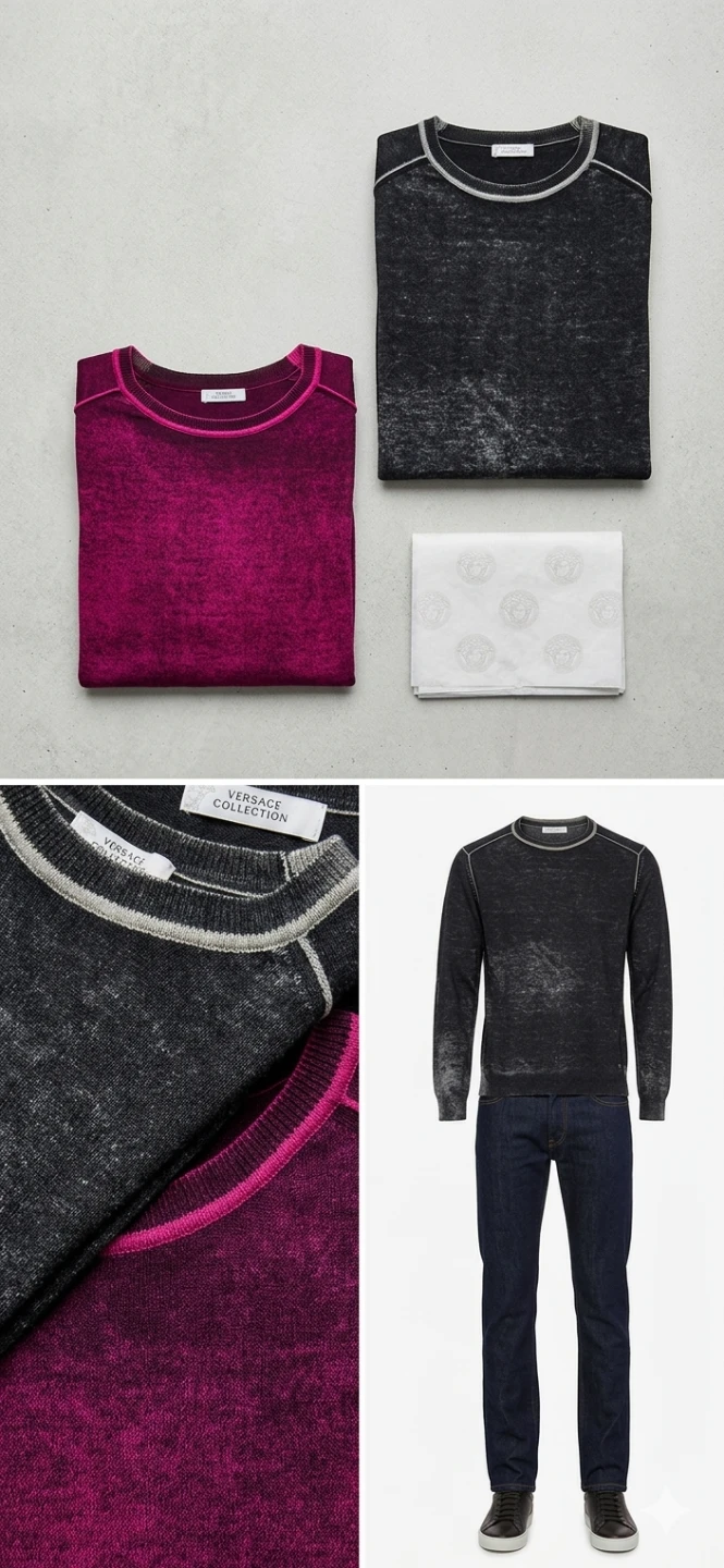 Versace Collection Crew Neck Sweater