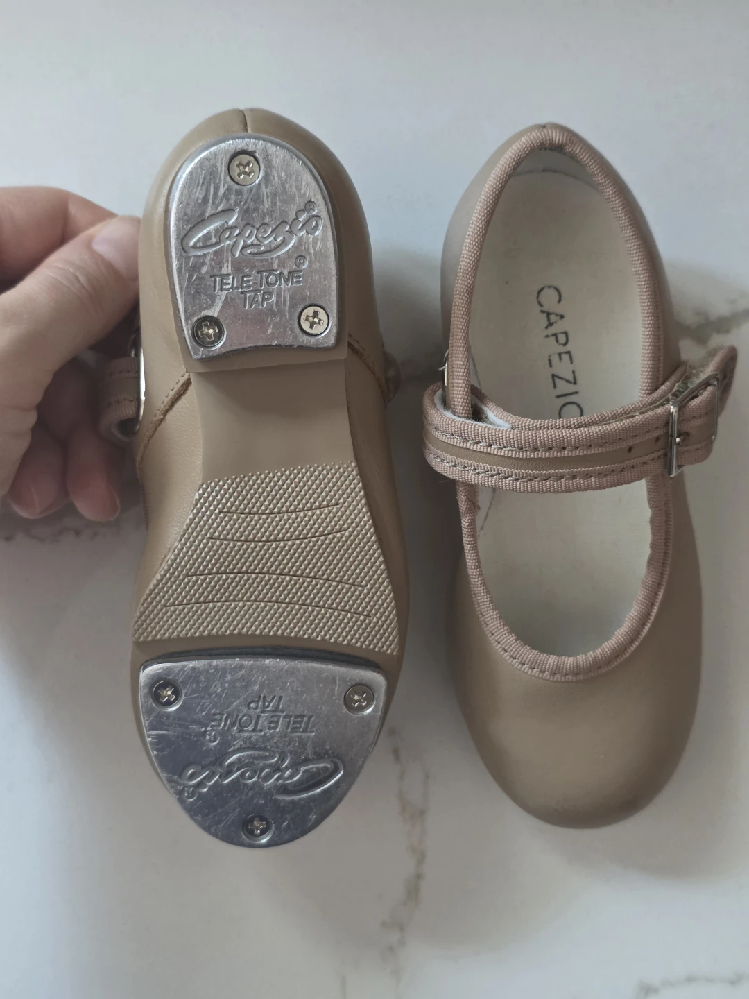 Capezio Tele Tone Tap Shoes Child Size 7.5M