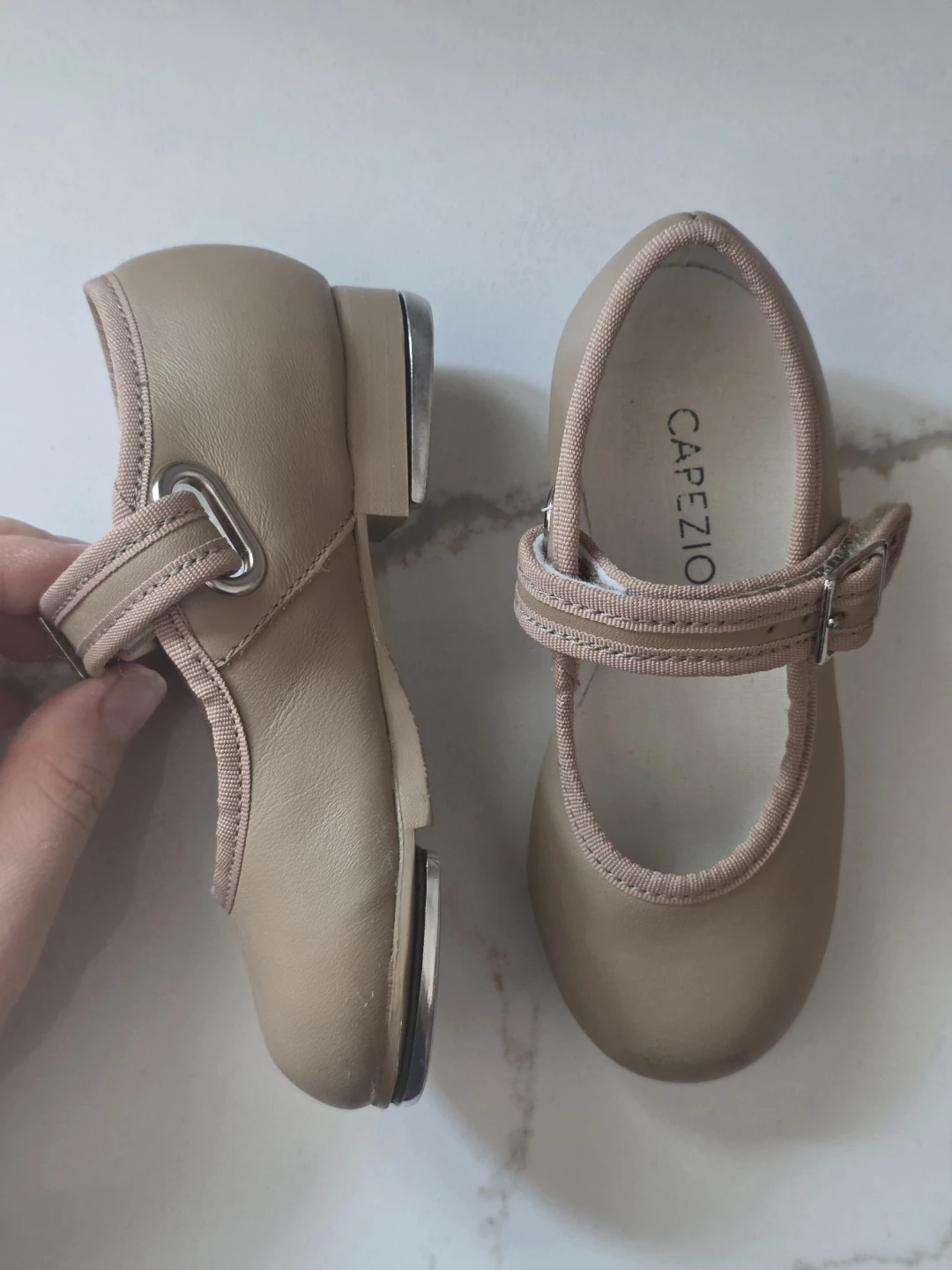 Capezio Tele Tone Tap Shoes Child Size 7.5M - photo 2