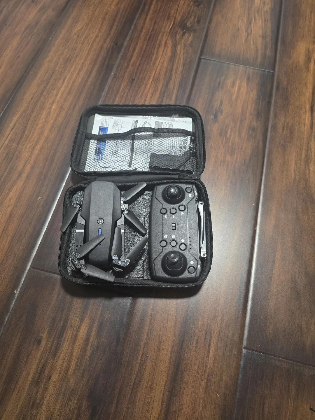 Black Foldable Drone with Remote Control
