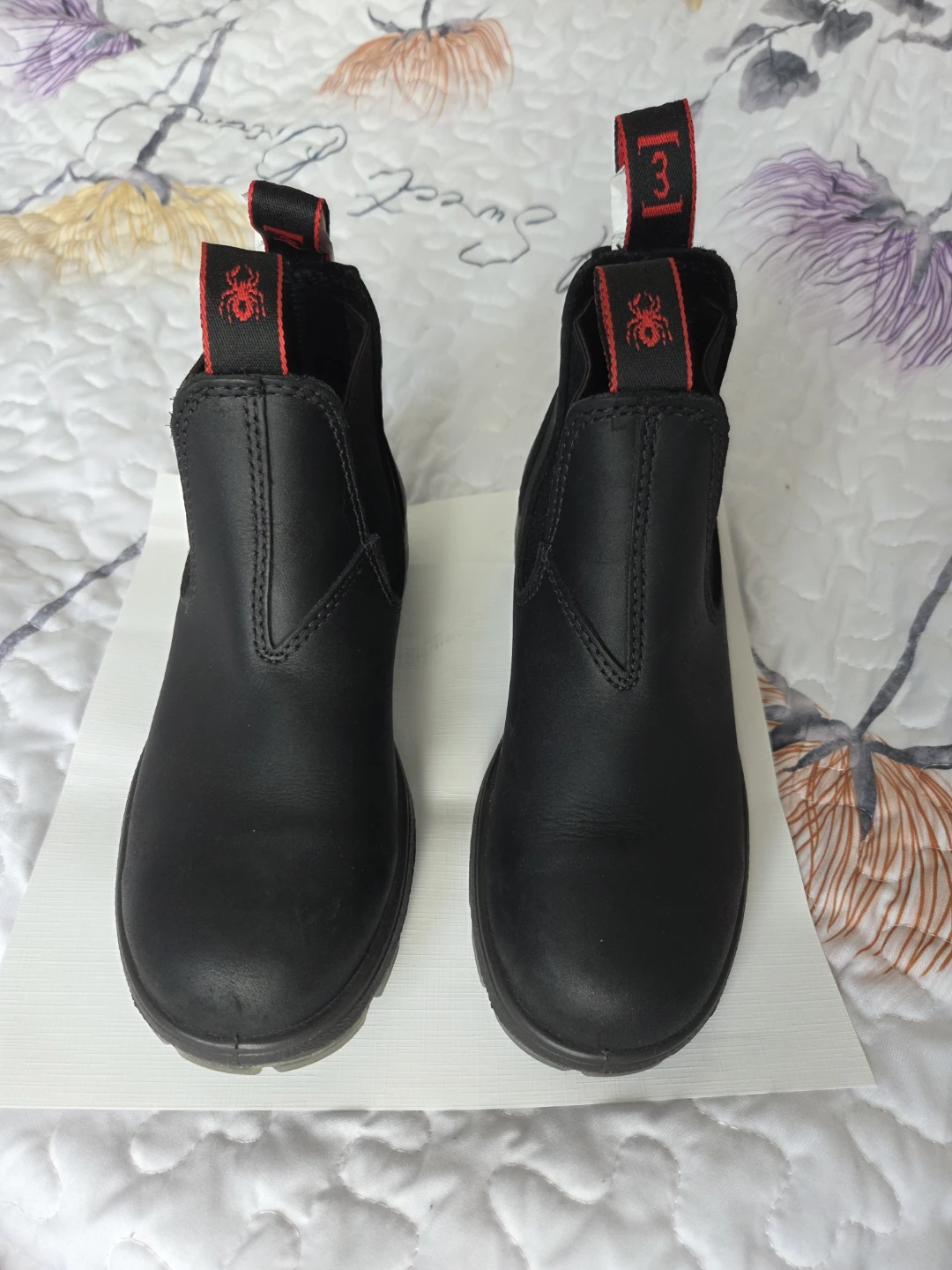 New Redback Leather Boots Nevada Black EU 36