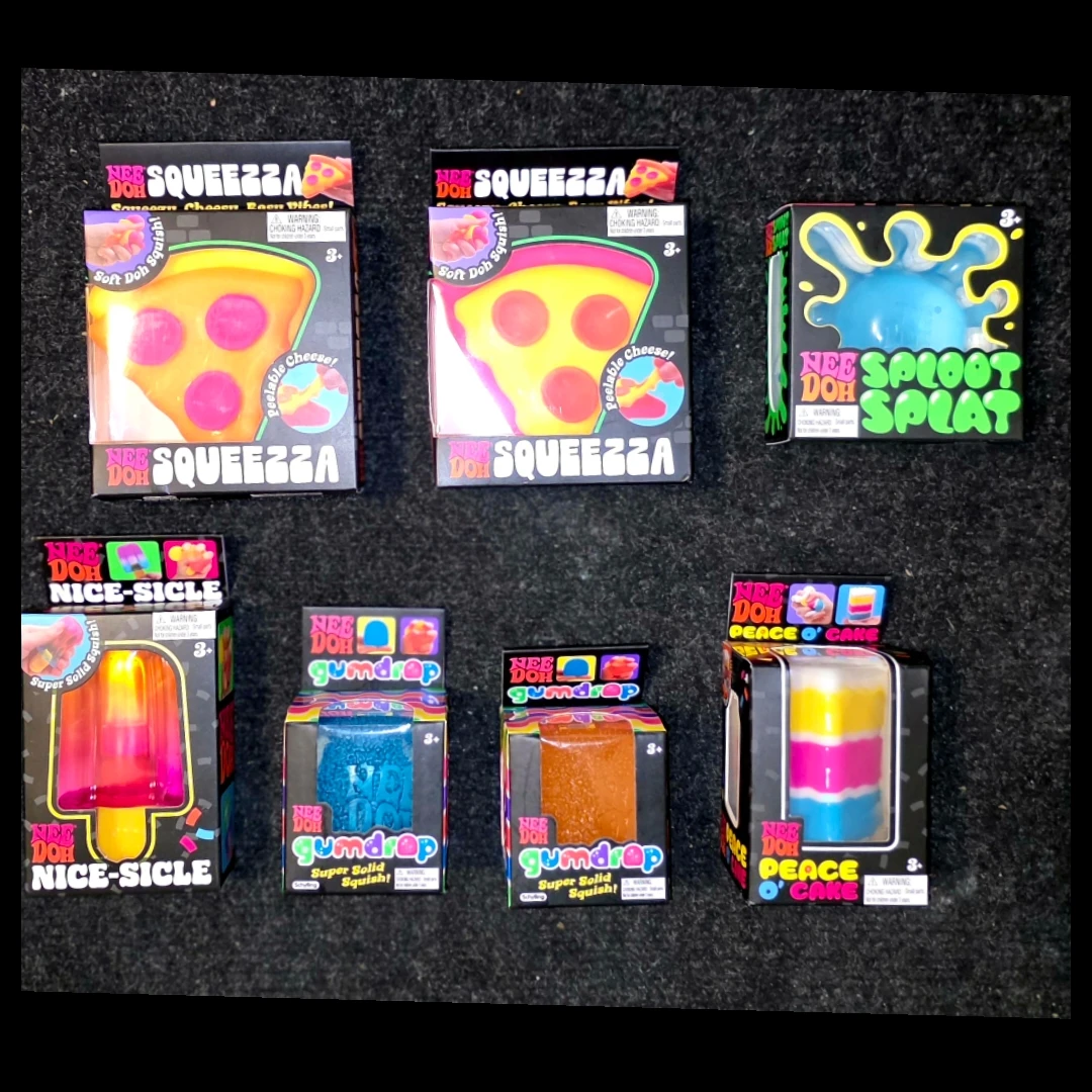 Nee Doh: Pizza, Splat, Nice-Sicle, Gumdrop, Peace O' Cake