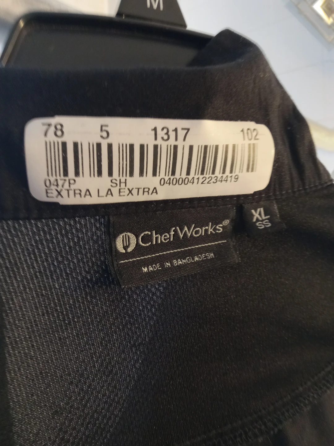 Chef Works Black Short Sleeve Chef Coat XL - photo 2