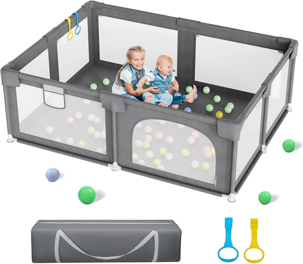Grey Playpen for Toddlers - photo 2