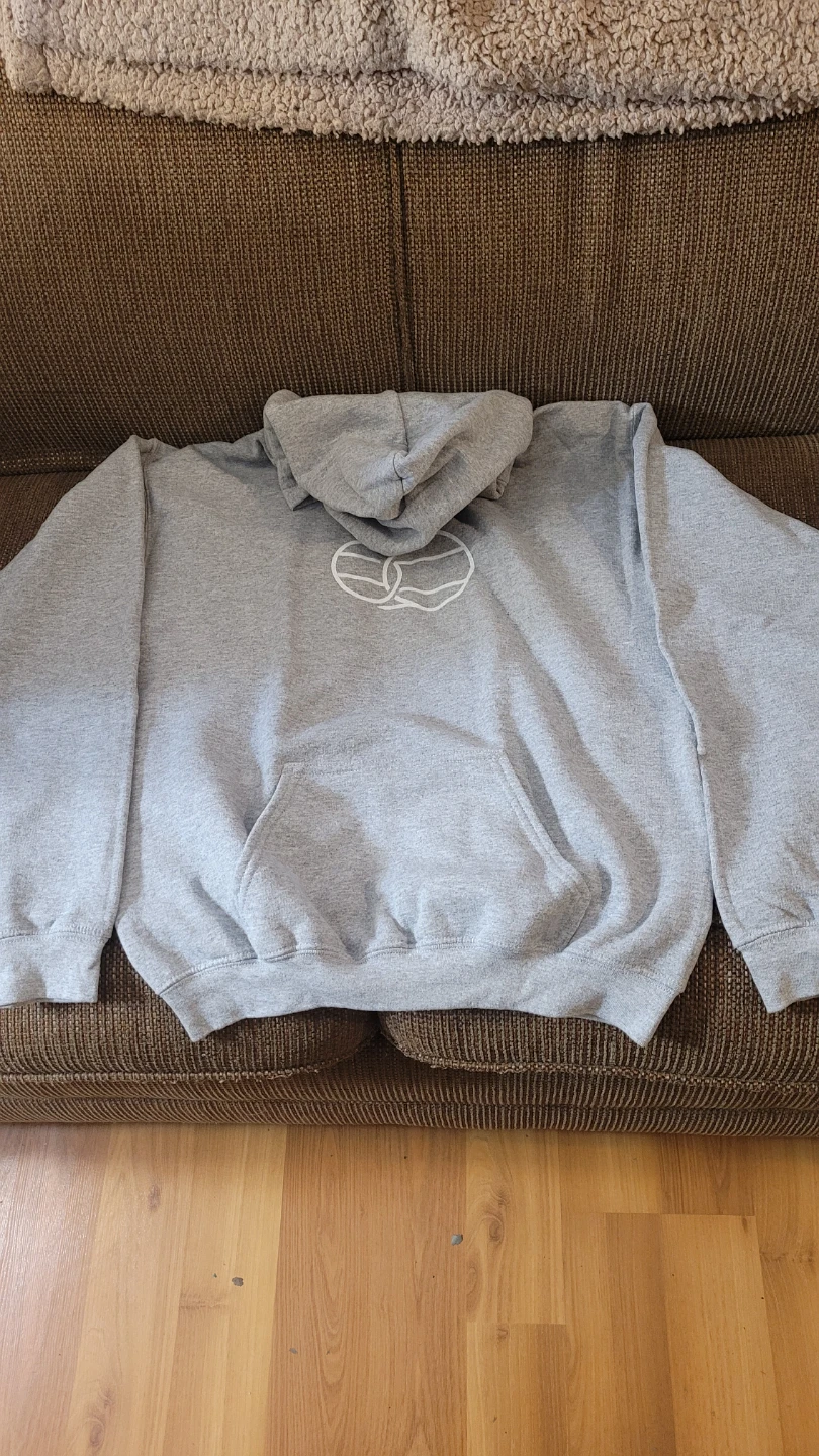 Boy's Grey Hoodie with Logo