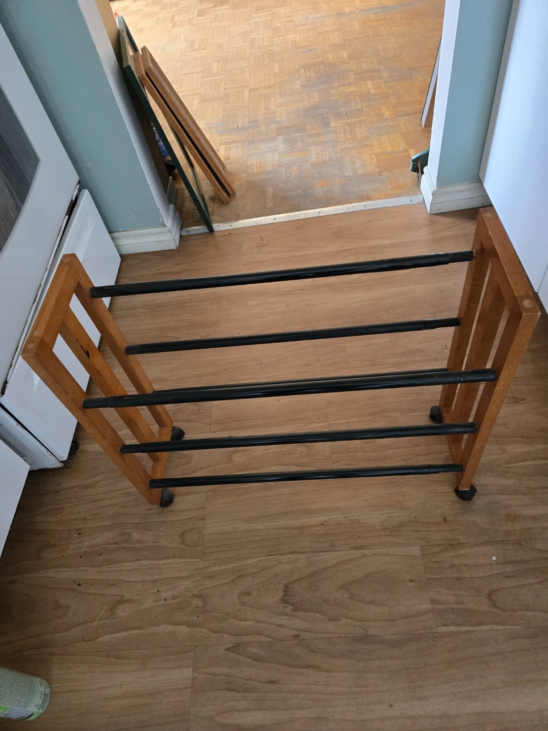 Wooden Shoe Rack with 4 Tiers