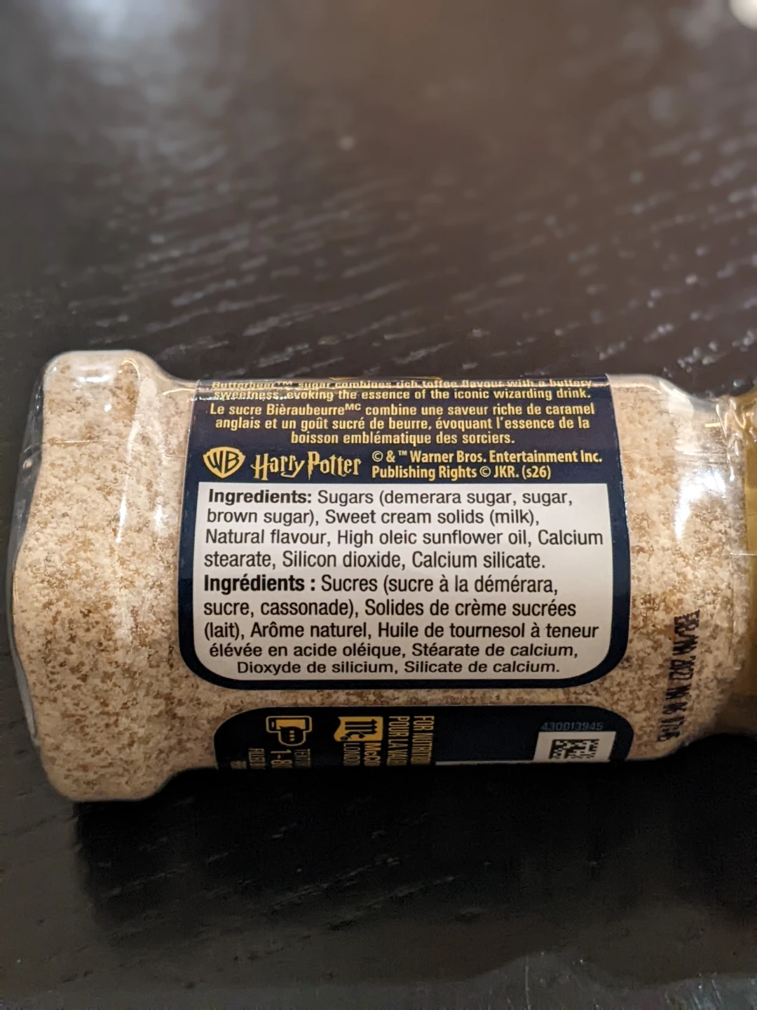 $4 firm (reg. $6.50) Harry Potter Butterbeer Finishing Sugar 80g - photo 3