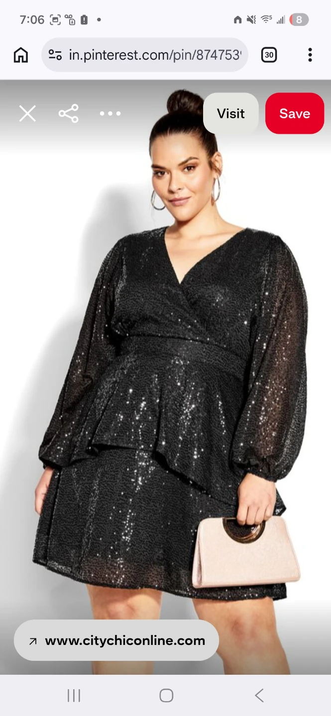 City Chic Jocelyn Sequin Dress - photo 2