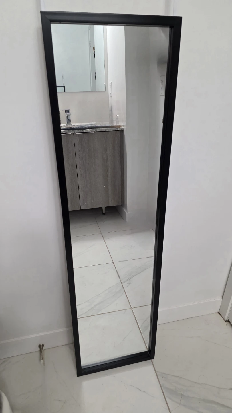 MOVING SALE- Black Framed Mirror