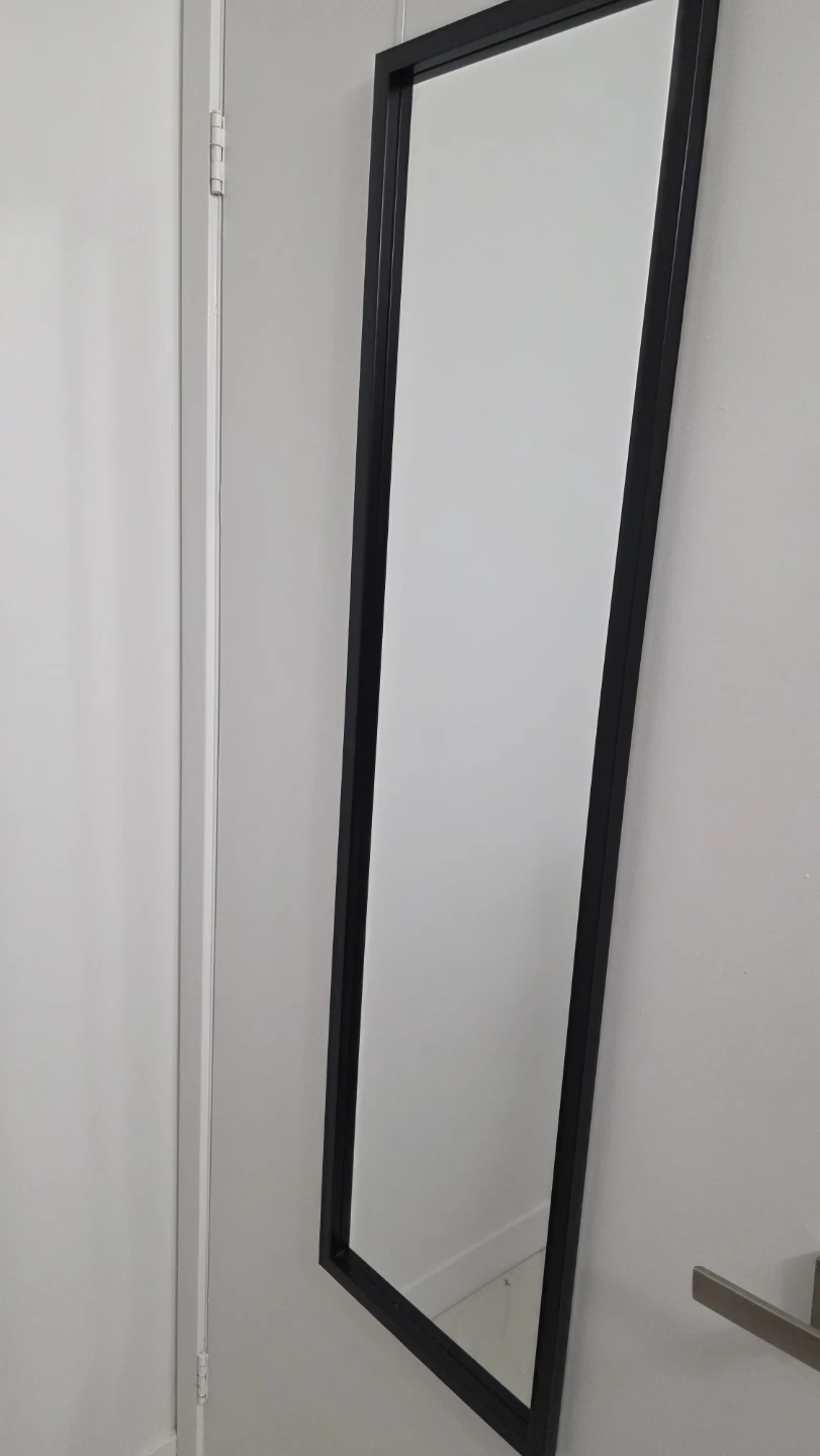 MOVING SALE- Black Framed Mirror - photo 2
