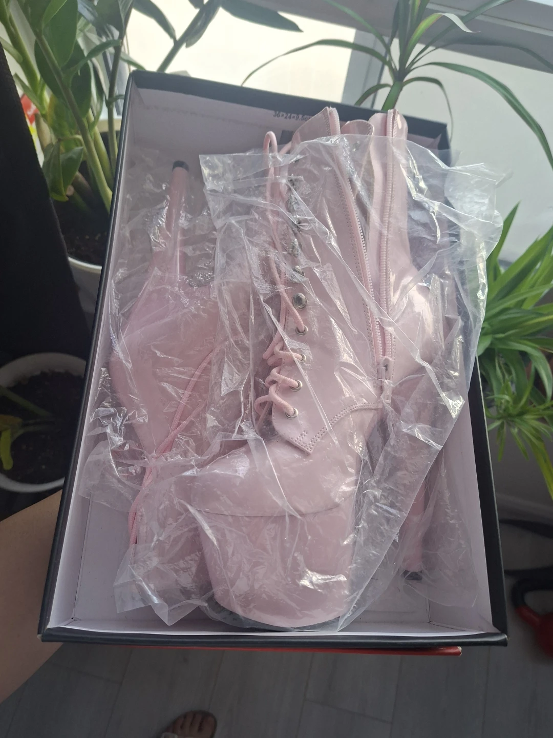 Pleaser Adore-1020 Pink Stiletto Boots (Size 6.5-7) - photo 5