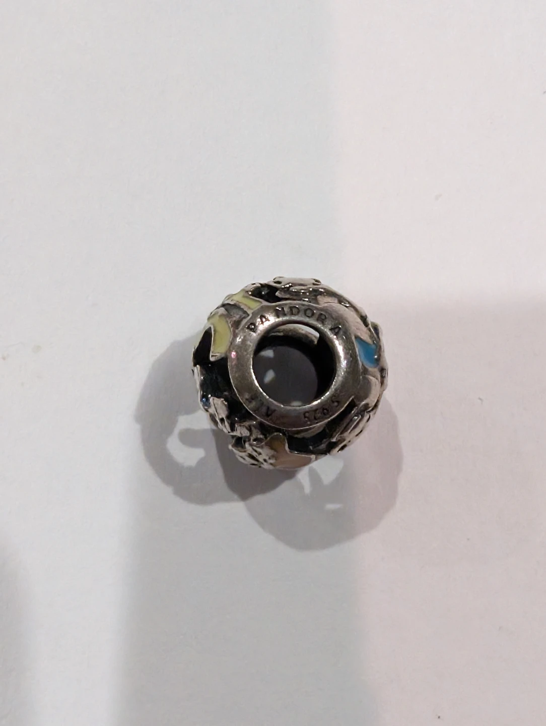 Disney Alice Tea Party Pandora Sterling Silver Charm - photo 3