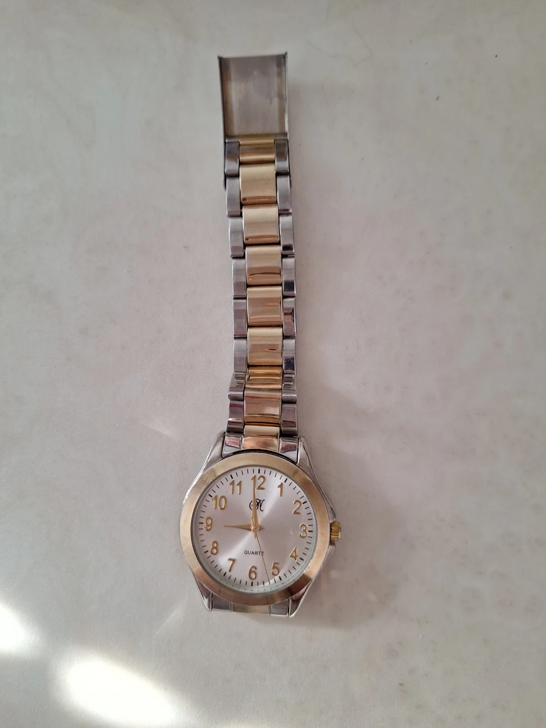Two-Tone Quartz Watch