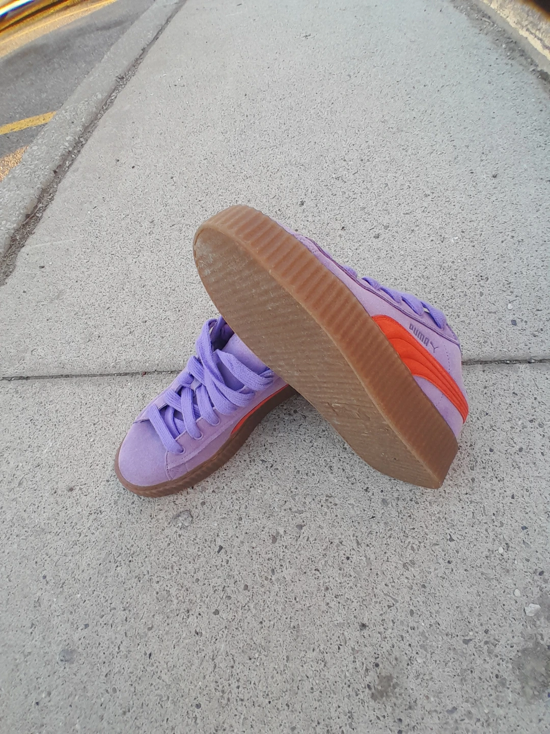 Puma Suede Platform Sneakers - Lavender - photo 2