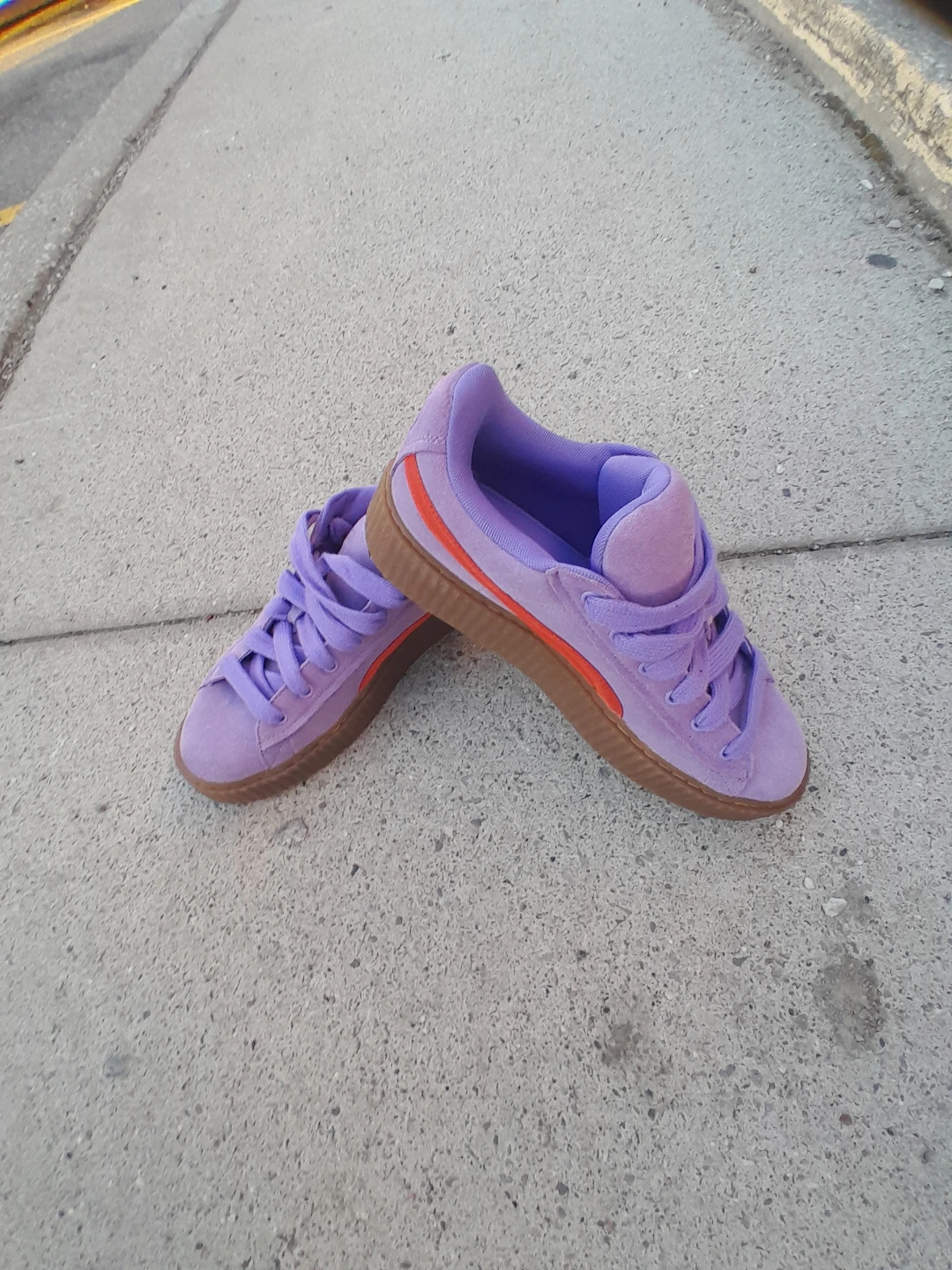 Puma Suede Platform Sneakers - Lavender - photo 3